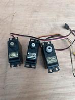 3 stuurservo’s, Hobby en Vrije tijd, Modelbouw | Radiografisch | Auto's, Ophalen of Verzenden, Overige schalen, Overige typen