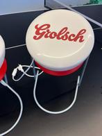Vintage Grolsch tafellamp 2 x, Verzamelen, Ophalen, Gebruikt, Overige typen, Grolsch