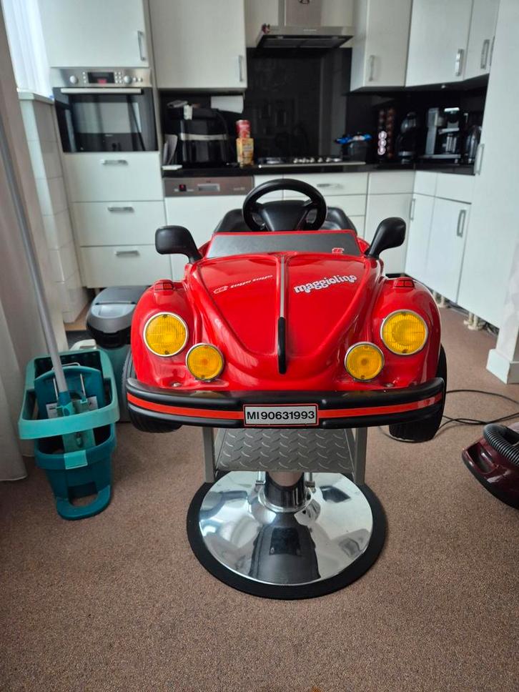 Autoknipstoel kever- Kapperstoel voor kinderen, Kinderen en Baby's, Kinderstoelen, Gebruikt, Overige typen, Ophalen of Verzenden