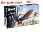 Modelbouw Revell 1:72 JUNKERS F.13 ( 1919) - 3870 vliegtuig, 1:72 tot 1:144, Revell, Nieuw, Ophalen of Verzenden