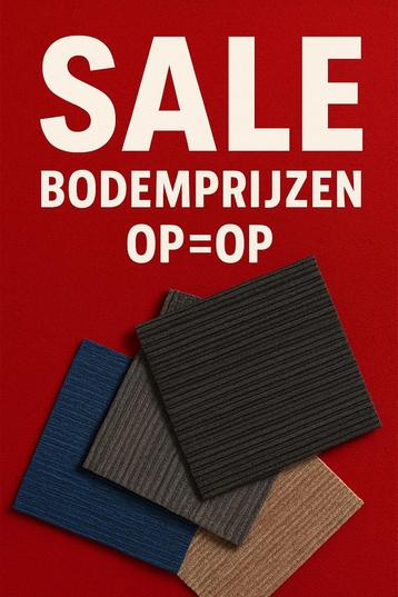 Tapijttegel SALE OP=OP vanaf €1 tot €2,50 beschikbaar voor biedingen