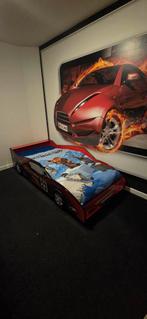 Te koop autobed 90x200, 90 cm, Eenpersoons, Wit, Ophalen of Verzenden