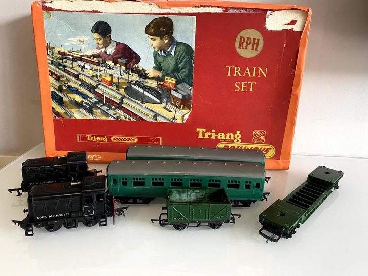 HO Tri-ang treinset RPH met ovp (668), Hobby en Vrije tijd, Modeltreinen | H0, Gebruikt, Treinset, Gelijkstroom, Overige merken