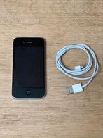 Apple iPhone 4S A1387 zwart inc. datakabel, Telecommunicatie, Mobiele telefoons | Apple iPhone, Zonder abonnement, Ophalen of Verzenden