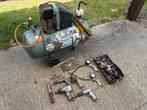 Compressor met toebehoren, Ophalen, Gebruikt, 10 bar of meer, 25 tot 100 liter