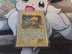 Pokemon Rocket's zapdos, Ophalen of Verzenden, Zo goed als nieuw, Losse kaart, Foil