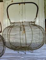 Grote oude eiermand, fil de fer, Ophalen of Verzenden