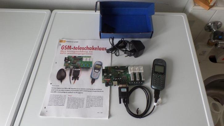 GSM-Teleschakelaar, ELEKTOR project, 11/2008-(#8557), Telecommunicatie, Datacommunicatie en VoIP, Zo goed als nieuw, Toebehoren