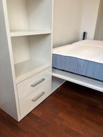 Luxe Bedkast 160x200 hoge kwaliteit, Huis en Inrichting, Ophalen, Verstelbaar, Wit, 200 cm