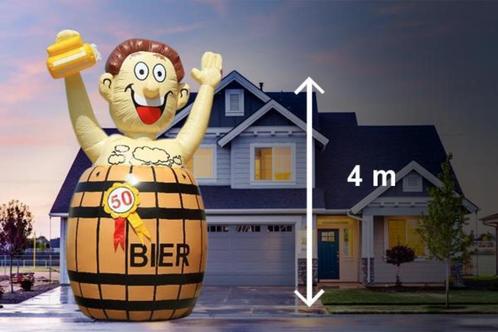 Abraham pop in biervat te huur, Hobby en Vrije tijd, Feestartikelen | Verhuur, Zo goed als nieuw, Abraham of Sarah, Ophalen of Verzenden