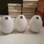 Leonardo witte glazen vaas/set van 3 st., Huis en Inrichting, Woonaccessoires | Vazen, Wit, Ophalen of Verzenden, Minder dan 50 cm