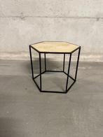 Tafeltje Hexagon, Huis en Inrichting, Tafels | Bijzettafels, 45 tot 60 cm, Minder dan 55 cm, Metaal of Aluminium, Ophalen of Verzenden