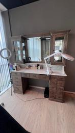 Hele mooie Barbier kaptafel, Ophalen, Zo goed als nieuw, Hout, Minder dan 100 cm
