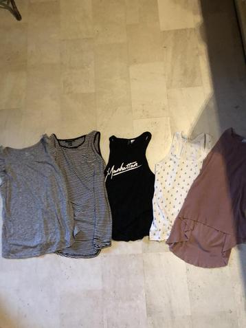 V) kk44 5 shirts samen €5.00 Maat s/m beschikbaar voor biedingen