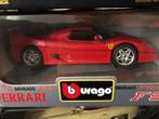 Ferrari. F. 50.    1995.  Burago, Hobby en Vrije tijd, Modelauto's | 1:18, Ophalen of Verzenden, Zo goed als nieuw, Bburago