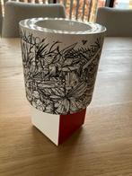 Vaas dubbelwandig, Overige kleuren, Aardewerk of Porselein, Ophalen of Verzenden, Zo goed als nieuw