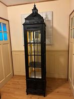 Brocante Industrieel Vitrinekast  + IJzeren Torenkap – Uniek, Ophalen, 150 tot 200 cm, 25 tot 50 cm, Glas