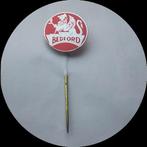 BEDFORD speldje, rood, Verzamelen, Speldjes, Pins en Buttons, Ophalen of Verzenden, Zo goed als nieuw, Transport, Speldje of Pin