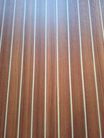 HPL teak bootvloer scheepsdek witte bies 1,7 plaat, Ophalen, Nieuw, Interieur en Kussens