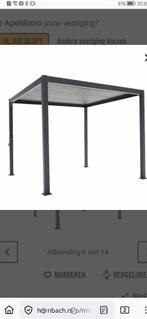 Mirador lamellen terrasoverkapping aluminium 300x300x240, Tuin en Terras, Overkappingen, Ophalen