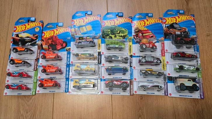 Hot Wheels 23 x US Card Fantasy Diverse Auto's, Kinderen en Baby's, Speelgoed | Speelgoedvoertuigen, Nieuw, Ophalen of Verzenden