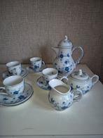 Victoria Blue 7050 Porseleinen mokka servies, Antiek en Kunst, Antiek | Servies compleet, Ophalen of Verzenden