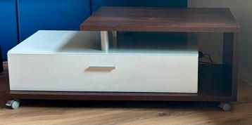 Livarno Lux Radio tv meubel kast jaren 60 Wit / bruin beschikbaar voor biedingen