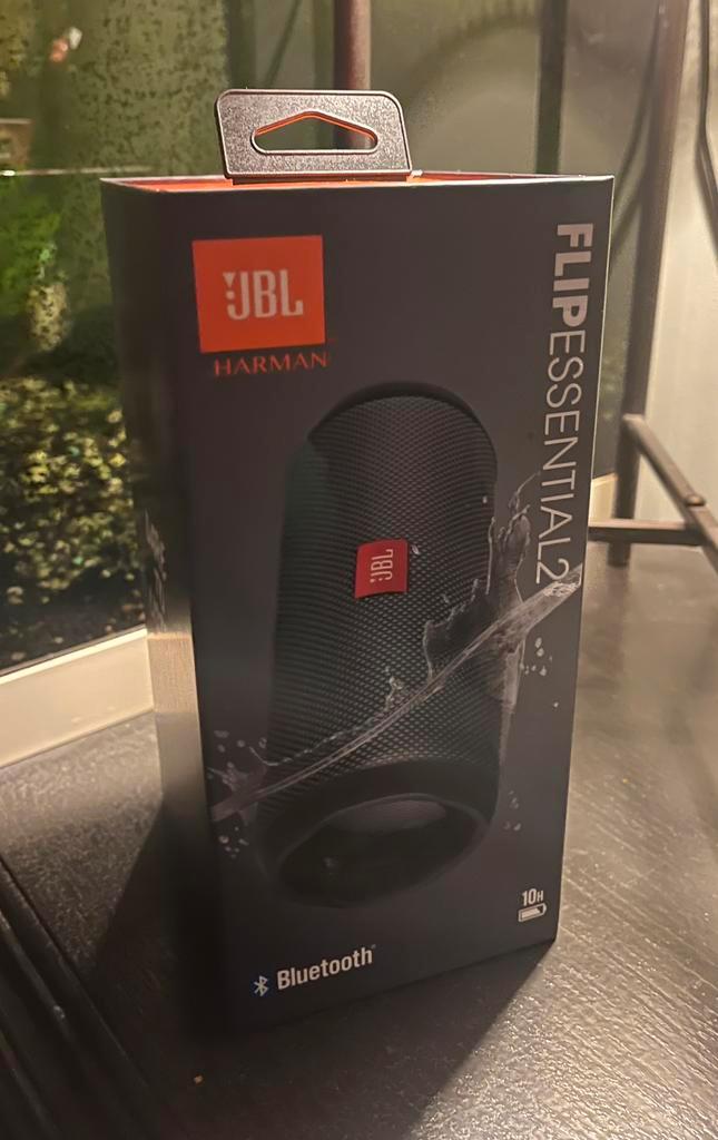 JBL Flip Essential 2 Bluetooth Box Speaker (Nieuw), Audio, Tv en Foto, Luidsprekers, Zo goed als nieuw, Front, Rear of Stereo speakers