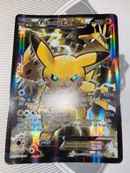 Pikachu EX XY124 JUMBO - Zeldzame Pokémonkaart!, Ophalen of Verzenden, Gebruikt, Losse kaart, Foil