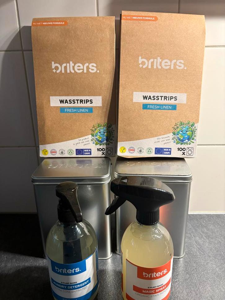 Briters Wasstrips, Wasmiddel, Vlekverwijderaar & Blikken, Huis en Inrichting, Schoonmaakartikelen, Schoonmaakmiddel, Ophalen of Verzenden