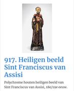 Heiligen beeld Franciscus van Assisi hout, Antiek en Kunst, Ophalen of Verzenden