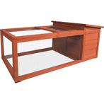 Flamingo konijnenhok met ren atto classic - 120x65x51cm, Minder dan 60 cm, 110 cm of meer, Ophalen of Verzenden, Ren
