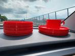 Retro Mepal Servies - Rood, Huis en Inrichting, Keuken | Servies, Gebruikt, Ophalen of Verzenden, Bord(en), Effen