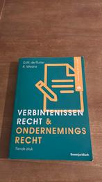 Wim de Ruiter - Verbintenissenrecht & ondernemingsrecht, Ophalen of Verzenden, Zo goed als nieuw, Wim de Ruiter; Robert Westra