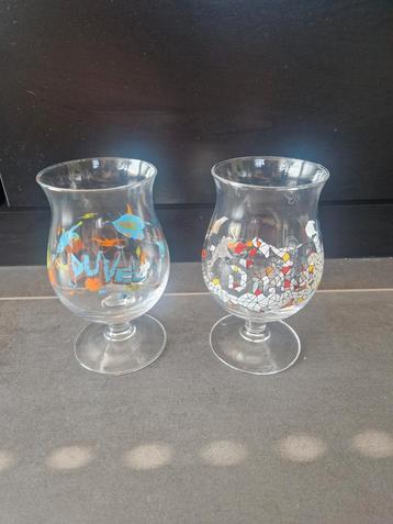 DUVEL twee bierglazen in erg goede staat! beschikbaar voor biedingen