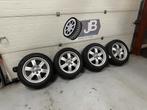 17inch Originele Audi Velgen set! 5x112 ZGN A merk banden! V, Gebruikt, Banden en Velgen, 17 inch, Personenwagen