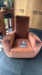 Label Longa, Gerard van der Berg., Huis en Inrichting, Fauteuils, Ophalen, Gebruikt, 50 tot 75 cm, Leer