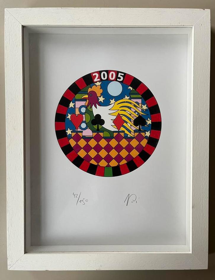 Zeefdruk van Wolfgang Nocke, Antiek en Kunst, Kunst | Litho's en Zeefdrukken, Ophalen of Verzenden