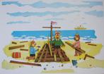 voor het kind - beren bouwen een boot - 1972 - nieuw, Verzenden, 1960 tot 1980, Ongelopen, Kinderen