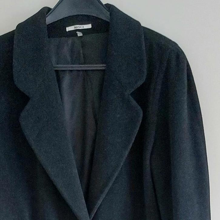 ZGAN! ruime wollen dames winter jas maat 40 oversized, Kleding | Dames, Jassen | Winter, Zo goed als nieuw, Maat 42/44 (L), Grijs