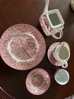 Engels porseleinen servies met rood decor, Ophalen