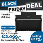 Yamaha CLP-845B Digitale Piano Zwart, Muziek en Instrumenten, Piano's, Zwart, Digitaal, Nieuw, Ophalen of Verzenden
