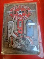 Gasoline decoratie bord, Ophalen, Reclamebord