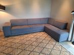 Grote licht grijze moderne hoekbank hoek bank vaste kussens, Huis en Inrichting, Ophalen, Gebruikt, Stof, Modern