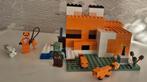 Lego Mindcraft 21178 De Vossenhut, Kinderen en Baby's, Speelgoed | Duplo en Lego, Ophalen of Verzenden, Zo goed als nieuw, Complete set