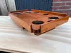 Glazenhouder Tafel - Schip/Caravan, Gebruikt, Bruin, Ophalen of Verzenden, Minder dan 25 cm