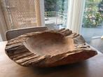 Teakhouten Fruitschaal +/- 51x38cm, Gebruikt, Schaal, Ophalen of Verzenden, Overige vormen