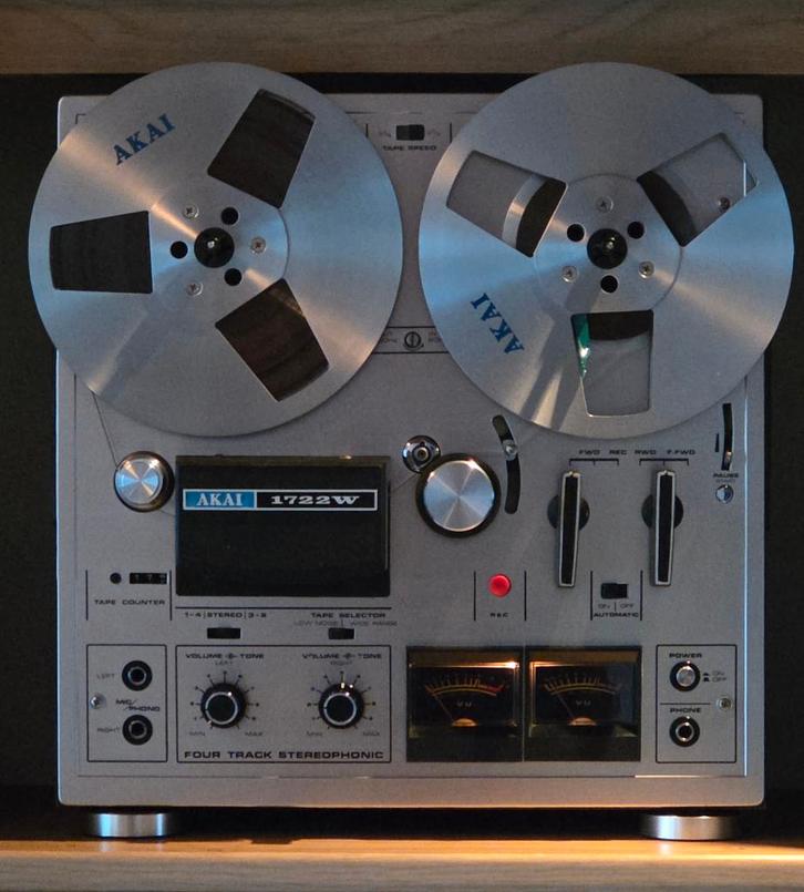 Akai 1722 W bandrecorder, Audio, Tv en Foto, Bandrecorders, Bandrecorder, Ophalen of Verzenden