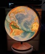 Vintage wereldbol met licht - Duplex Columbus Aardglobe, Ophalen of Verzenden