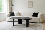 Organische salontafel zwart mango 125x70 Direct/Leverbaar, Huis en Inrichting, Tafels | Salontafels, Ophalen, 100 tot 150 cm, #Organisch#Mangohout#Modern#Zwart#Apart